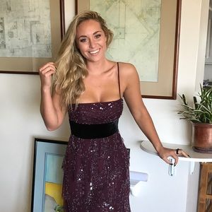 BCBG Maxazria Burgundy Cocktail Dreas